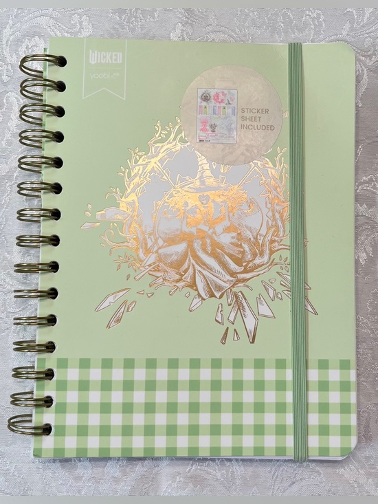 Yoobi Other - Wicked x Yoobi Journal Lined Spiral Notebook & Stickers Limited Edition NWT